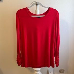 Alfani womens extra large top in red.